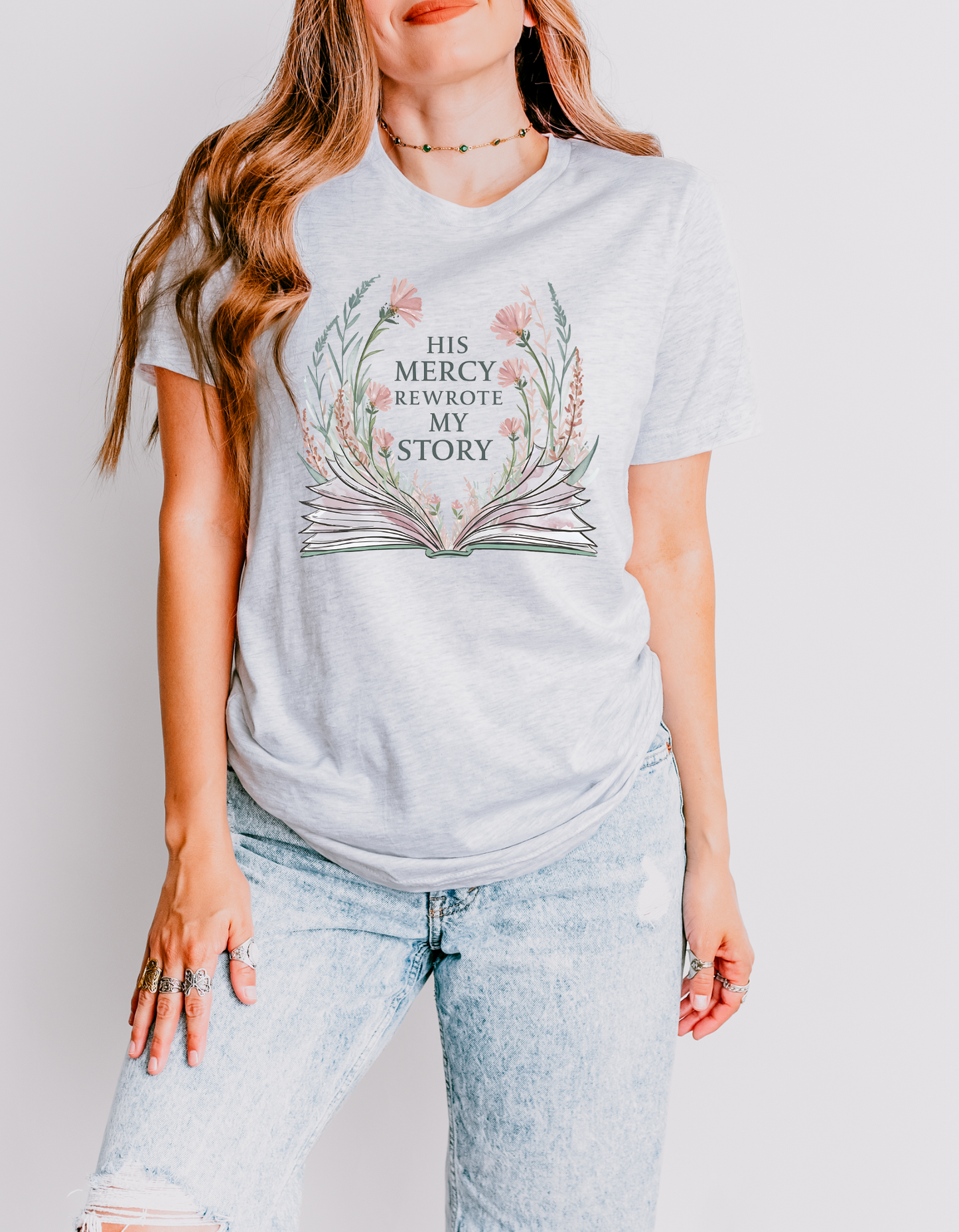 His Mercy Rewrote My Story Tee