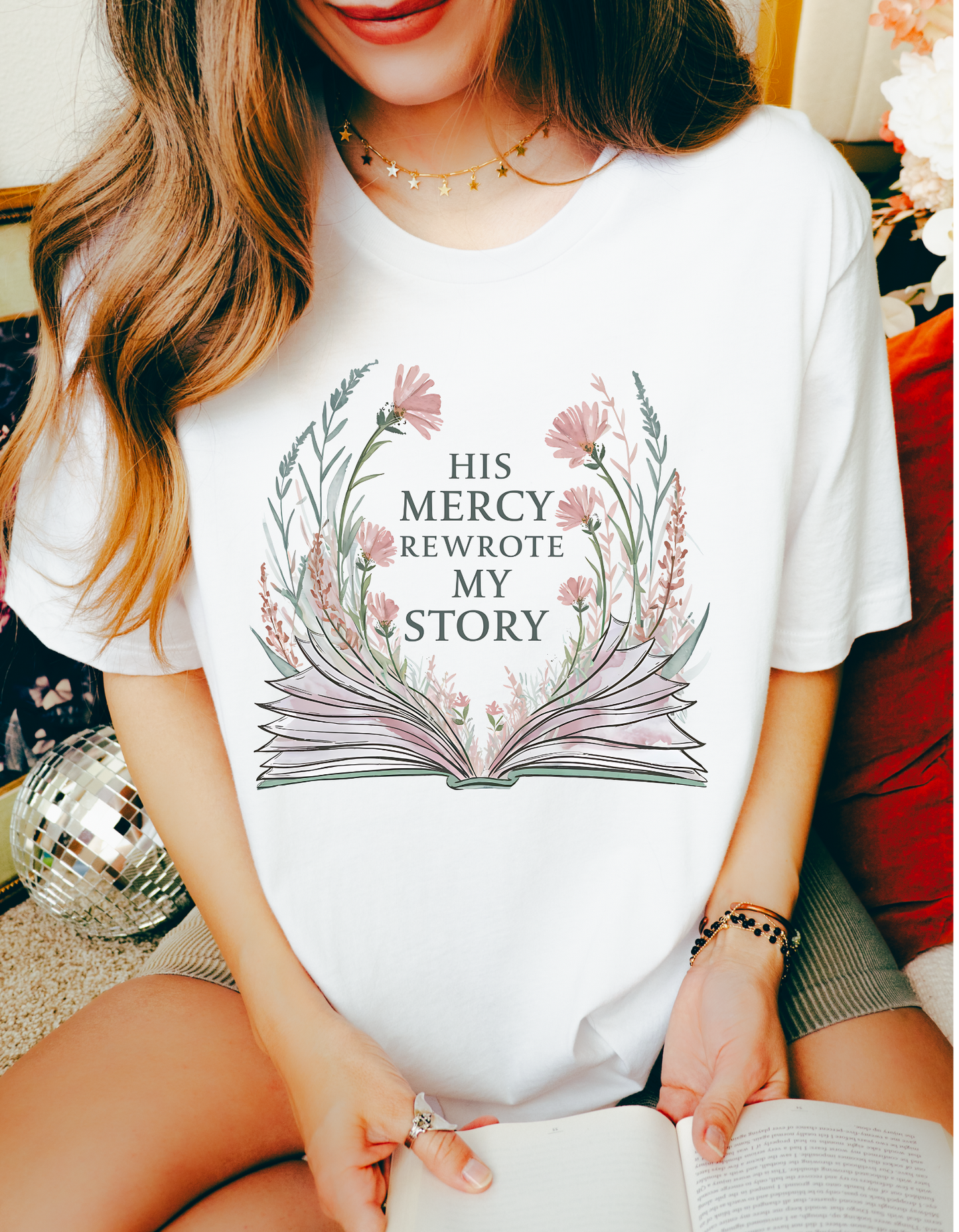 His Mercy Rewrote My Story Tee
